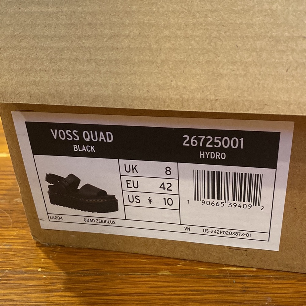 Size 10 women’s dr. Marten Voss quad platform sandals - Picture 6 of 6